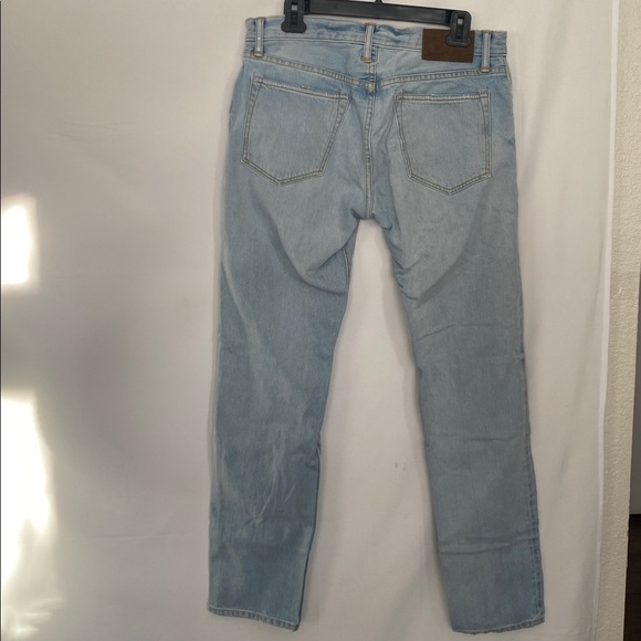 Todd Snyder Slim Fit Faded Wash Indigo Denim Jeans‎ Button Fly 32x32 - Picture 9 of 10